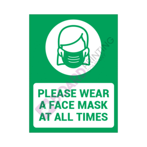 Face Mask Signage Design 3