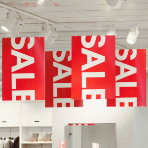 Hanging Ceiling Signs